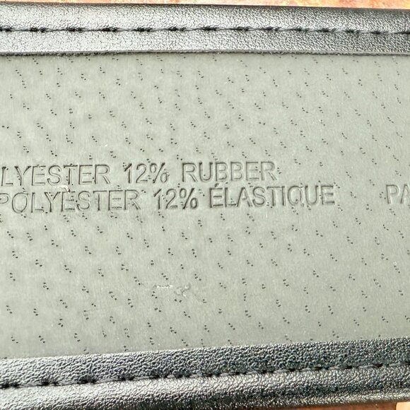 EUC Y2K 14 & & Union Black Snakeskin Print Wide Stretch Belt - Picture 6 of 6